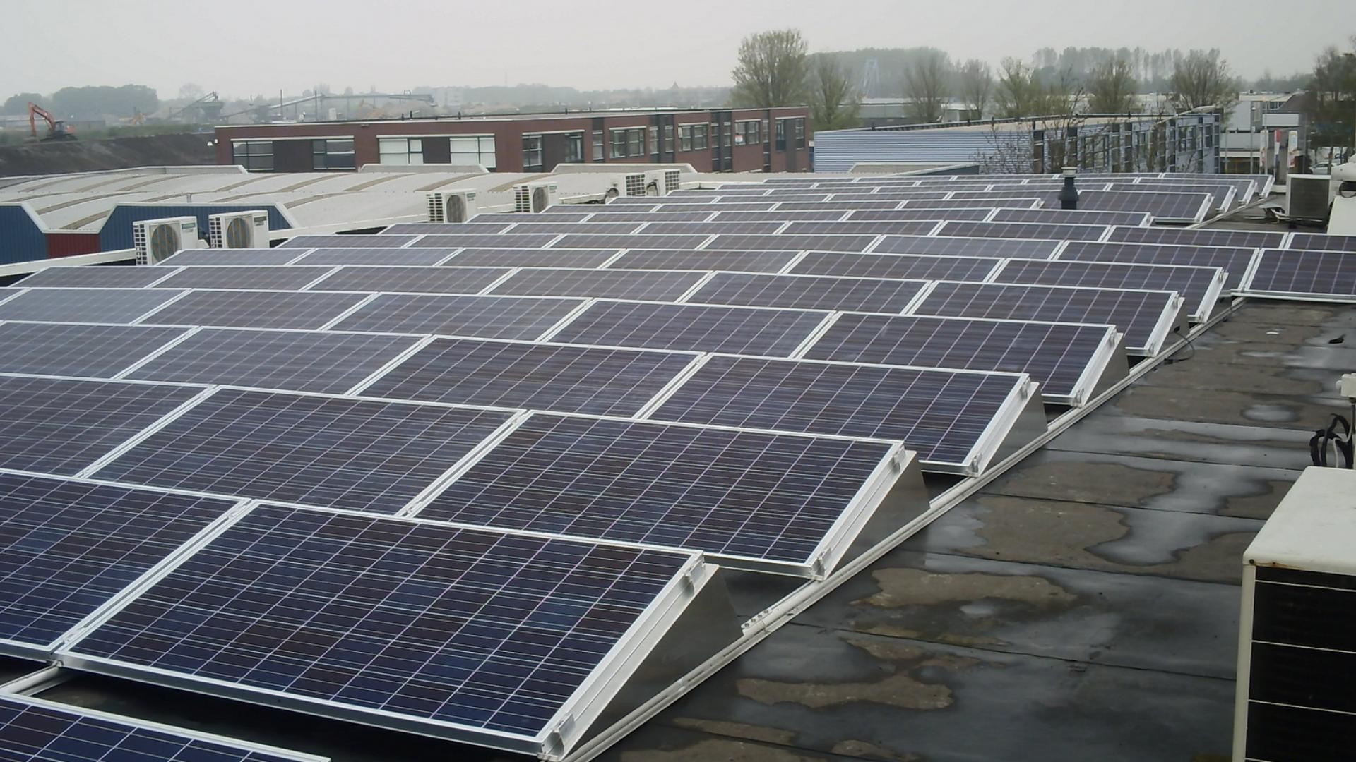 zonnepanelen op daken